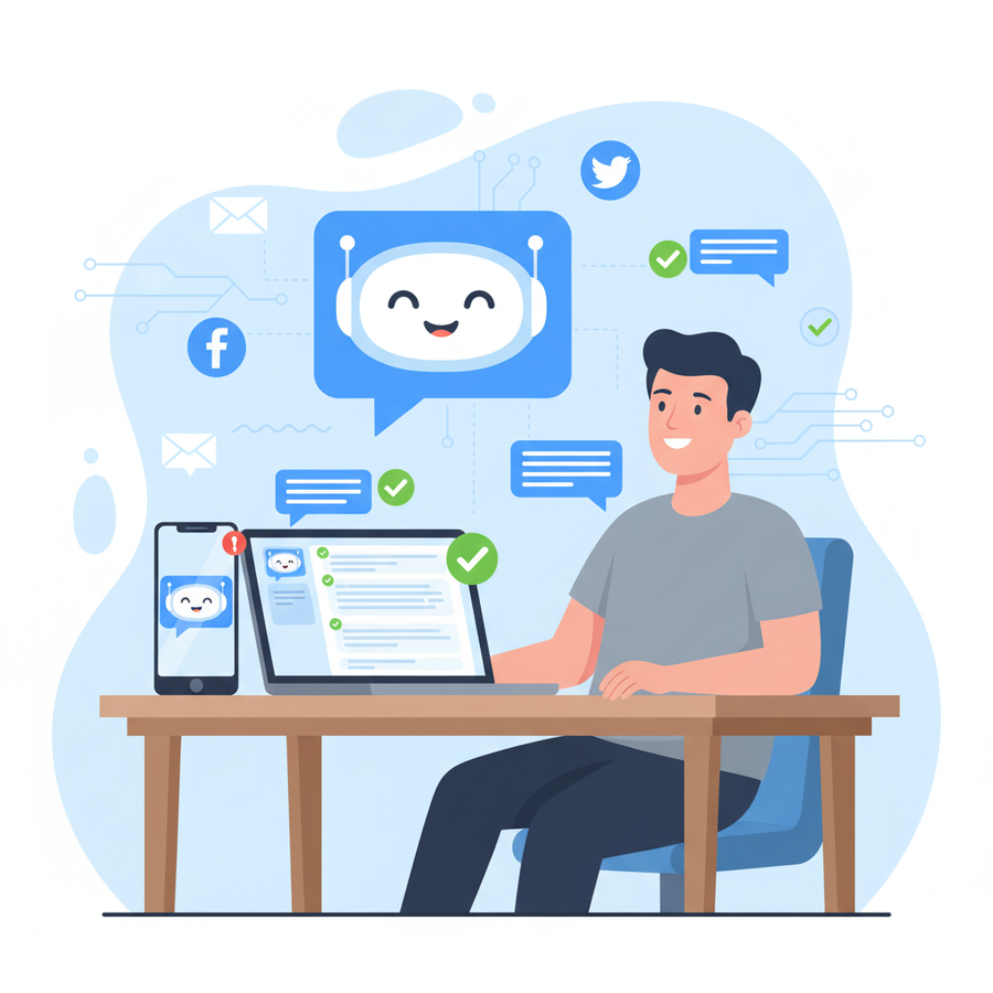 AI chatbot support workflow